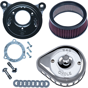 Ss Cycle Mounted Air Cleaner - Chrome - Throttle By Wire 170-0437