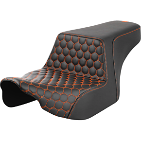 Step-Up Seat - Front Honeycomb - Orange Stitching - FL '23-'24 823-07-17703
