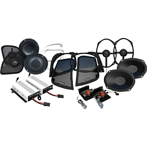 Amplifier/Speaker Kit - 800 W - w/ Cut in Lid WBA RETRO 800.4RG