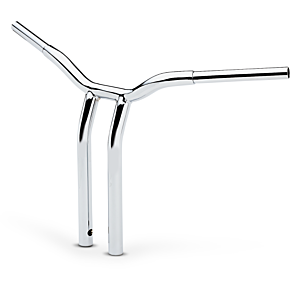 Handlebar - Kage Fighter - One Piece - Bent - 16" - Chrome LA-7338-16