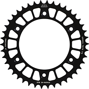 JT Sprockets Rear Sprocket - Honda - Black - 42 Tooth JTA210.42BLK