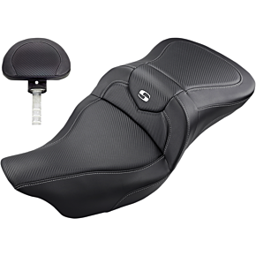 Saddlemen Road Sofa Seat - Carbon Fiber - Backrest