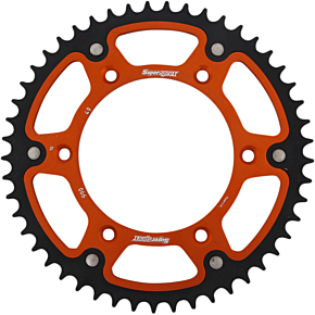 Supersprox Stealth Rear Sprocket - 49 Tooth - Orange - Husaberg/Husqvarna/KTM RST-990-49-ORG