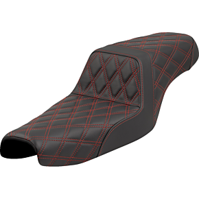 Step-Up Seat - Lattice Stitch - Red Stitch - XL '04-'22 807-11-17504