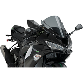 PUIG Race Windscreen - Dark Smoke - ZX-6R