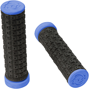 Grips - Enduro - Dual - ATV - Black/Blue 2500-0203