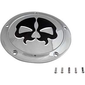 Split Skull Derby Cover - Chrome 1107-0552