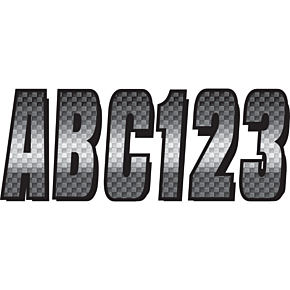 I.D. Sticker Kit - 300 Series - Chrome Gradation CHBKG300