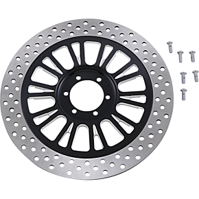Hawg Halters Front Rotor - 13" - Black ROTLFTCOBAE13VC