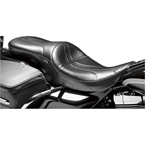 Le Pera Sorrento 2-Up Seat - Stitched - Black LK-907RZ