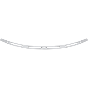 Memphis Shades Windshield Trim - Polished - Slots - FLH '96-'13 MEM0945