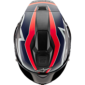 Supertech R10 Helmet - Team - Matte Black/Carbon Red Fluo/Blue - XS 8200224-1383-XS