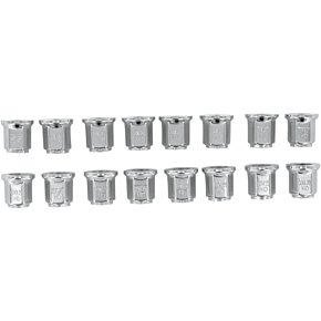 Lug Nut - Chrome - 12 mm - Flat - 16 Pack ALUG16BX