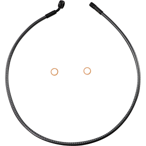 Brake Line - Front - 12 mm - 35° - 34" - KARBONFIBR AS778134
