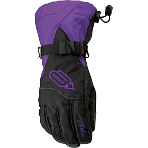 Women's Pivot Classic Gloves - Black/Purple - Large 3341-0444