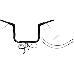 Fat Baggers Inc Handlebar Kit - Flat Top - 12" - Black 602212-B