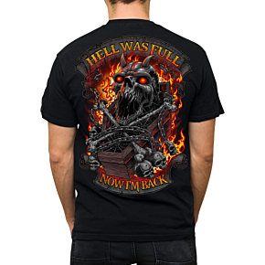Hell Was Full T-Shirt - Black - 3XL LT20901XXXL