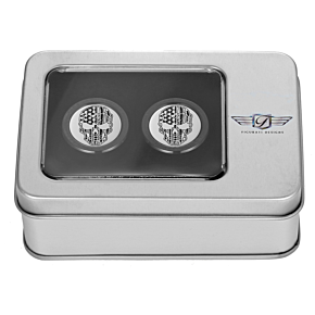 Docking Hardware Covers - American Flag Skull - Contrast Cut - Black FD27-DC-2730-BK