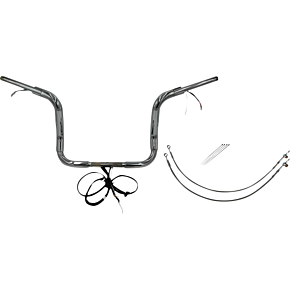 Fat Baggers Inc Handlebar Kit - Pointed Top - 12" - Chrome 802512
