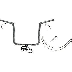 Fat Baggers Inc Handlebar Kit - Flat Top - 14" - Chrome 701214