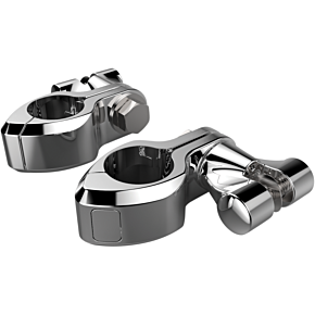 Pinless Clevis Clamp - Chrome 60002
