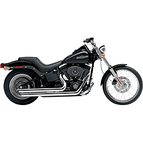 Speedster Slashdown Exhaust - Chrome - '86-'06 Softail 6850