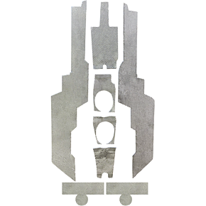 Dei Heat Shield Kit - Rear - Polaris 902401