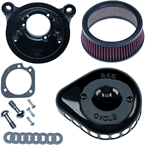 Ss Cycle Mounted Air Cleaner - Black - Twin Cam 170-0442