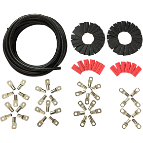 Custom Battery Cable Kit  - Harley Davidson - Black 2113-0672