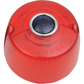 Turn Signal Lens - '73-'84 FX - Red with Blue Dot DHD1RB