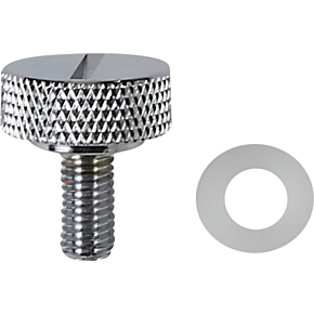Seat Knob - Chrome - Slotted - 1/4-28 0820-0150