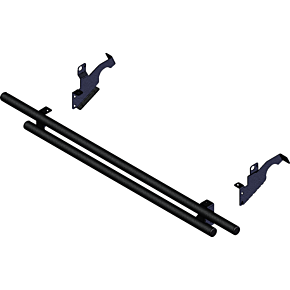 Rear Bumper - Black - Honda 101565