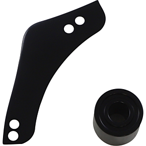 Replacement Breather Bolt Cover Plate - Inverted/Method/Clear Tear/Sidekick - Right - Black 600-054