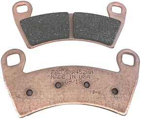 EBC Brakes EBC Rear SXRHH Series Race Formula Sintered Brake Pads - GEN 16-17 FRT/GEN 4 2017 FRT/RZR XP 900 114-14 FT&RR