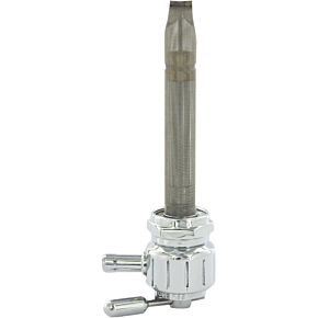 Pingel Fuel Valve - Grooved Chrome - 22mm - Round