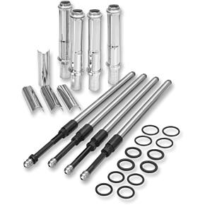 Ss Cycle Quickee Pushrod Kit with Chrome Covers - Twin Cam 106-6051