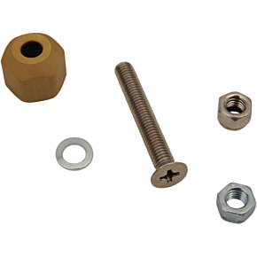 Hex Cap w/ Adjuster Screw - Slave Cylinder - Gold 2100018
