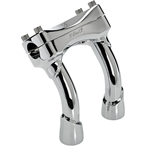Risers - Murdock - Pullback - 6" - Chrome 6404-105-06