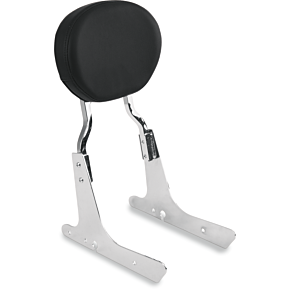 Smooth Oval Sissy Bar Pad - Black 0822-0343