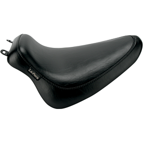 Silhouette Solo Seat - Smooth - Black - FLST '08-'17 LXE-850