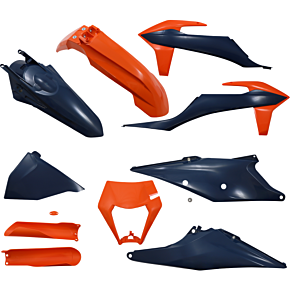 Acerbis Full Replacement Body Kit - Orange/Dark Blue 2791547302