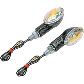 K and S Technologies Ultra Mini Marker Lights - Carbon/Rainbow