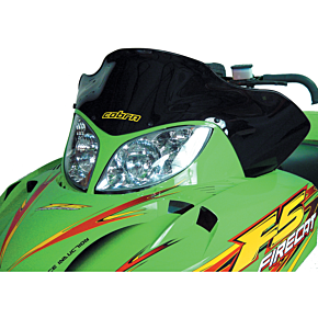 PowerMadd Windshield - 14.25" - Black - Arctic Cat 12421