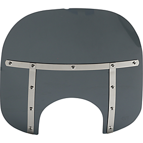 Fats Windshield - 15" - 9" Headlight - Dark Black Smoke MEM35210