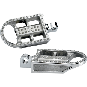 Mushman Footpegs - Standard - Raw Polished 7002-302-01