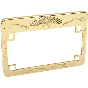 Eagle License Plate Frame - Gold 86-42650
