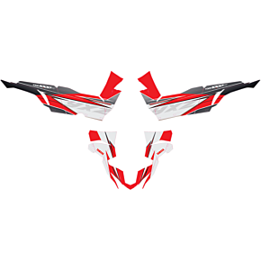 Complete Graphics Kit - Gray/Red - 2-Door - Yamaha 20-50-468