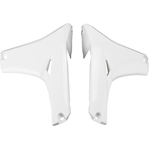Acerbis Radiator Shrouds - Lower - YZ 450F - White