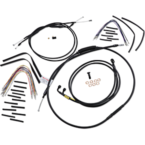 BURLY BRAND Control Kit - 12" Ape Hanger Handlebars B30-1192