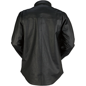 Motz Leather Shirt - Black - 3XL 2810-3398